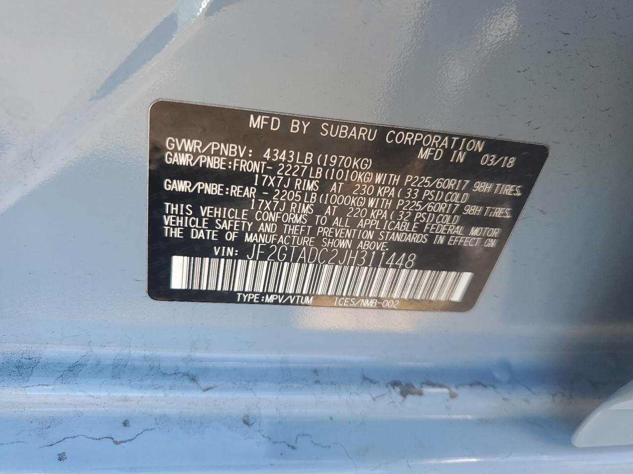 2018 Subaru XV - Image 13