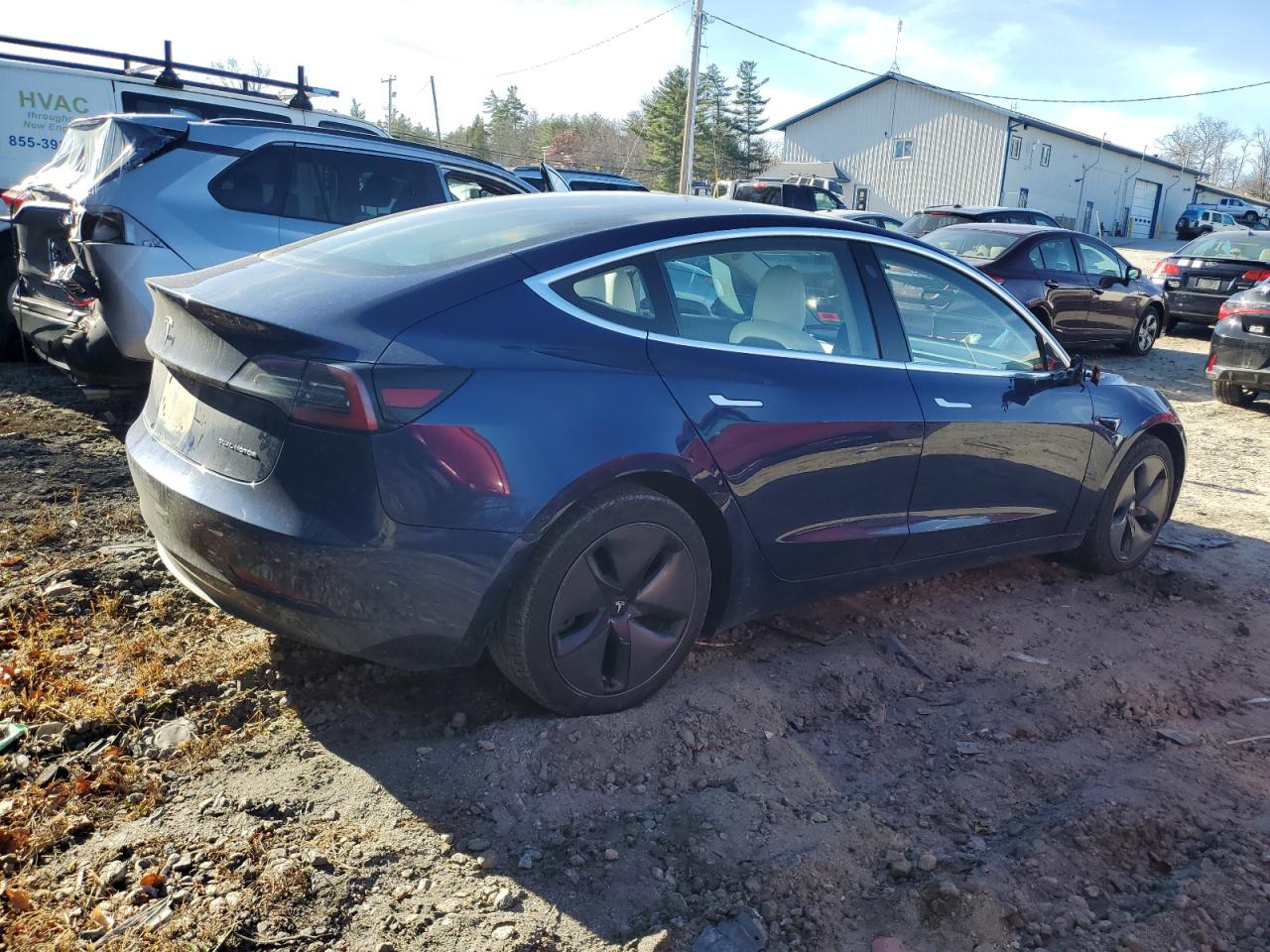 VIN 5YJ3E1EB4JF056170 2018 TESLA MODEL 3 no.3