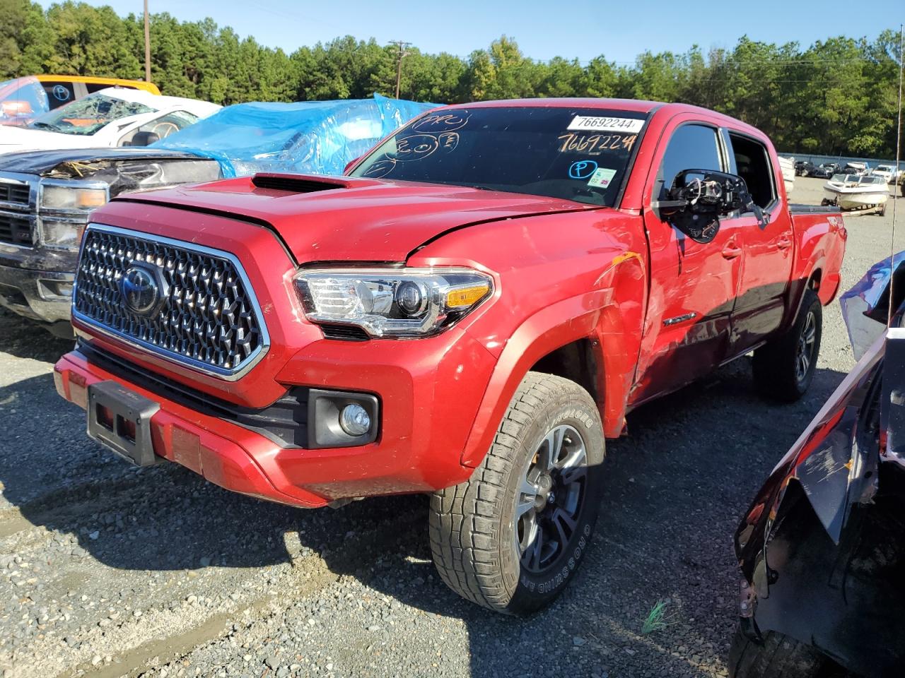 VIN 3TMCZ5ANXKM220787 2019 TOYOTA TACOMA no.1