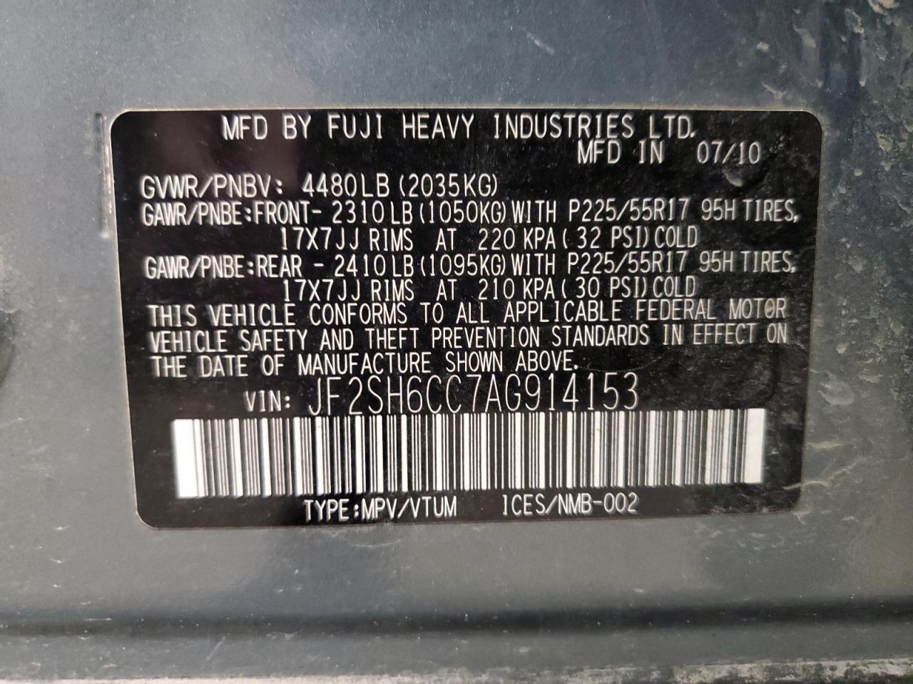 2010 Subaru Forester - Image 15