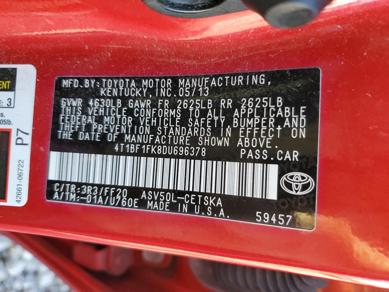 2013 Toyota Camry - Image 13