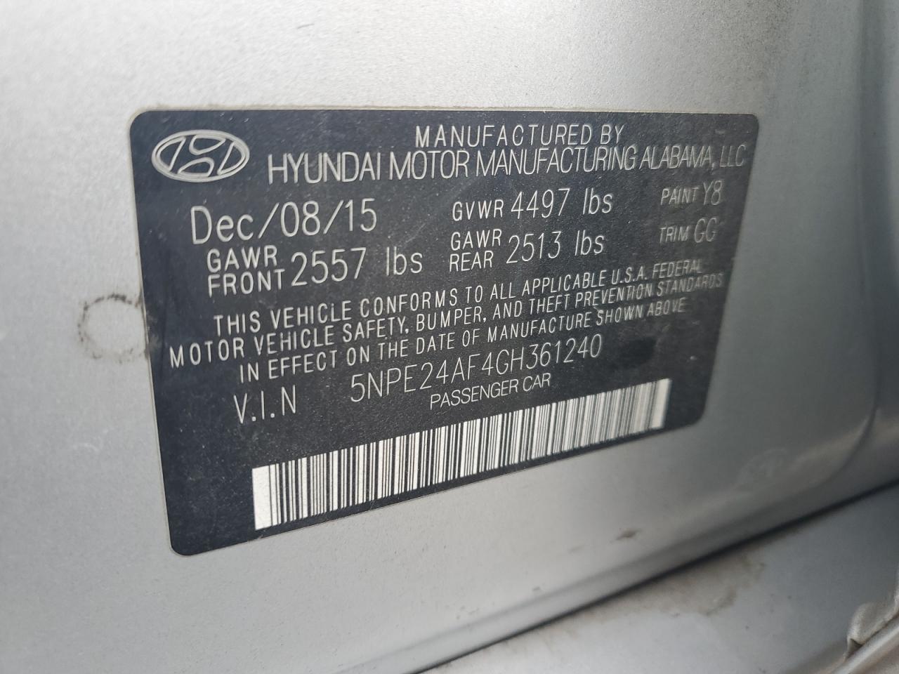 2016 Hyundai Sonata - Image 12