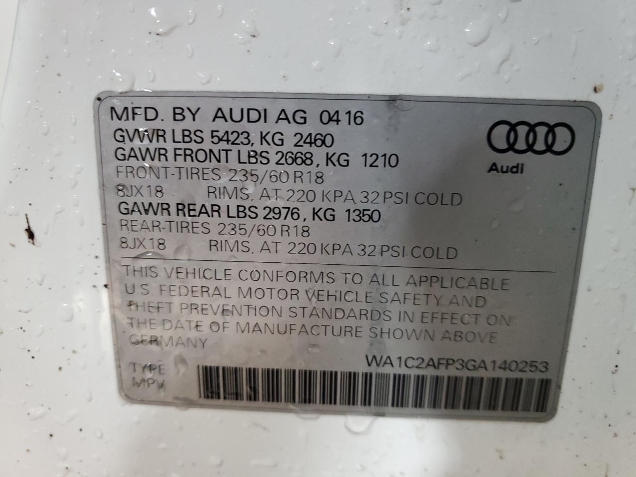 2016 Audi Q5 - Image 16