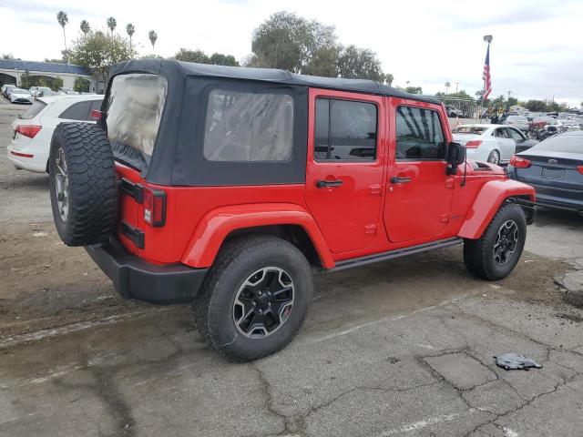Parquets JEEP WRANGLER 2014 Czerwony