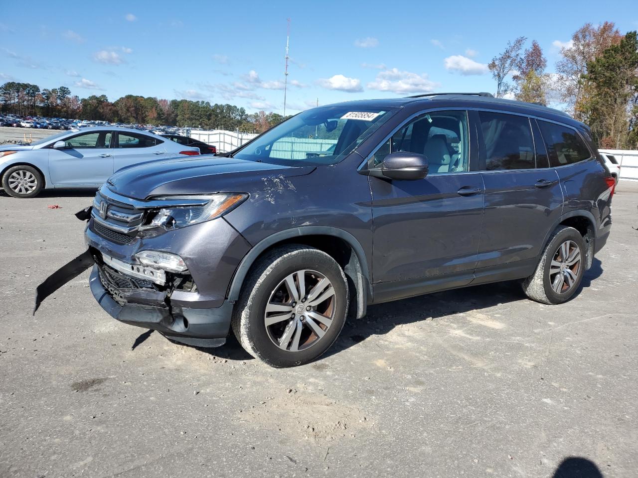 2018 Honda Pilot Exl VIN: 5FNYF6H67JB022710 Lot: 81505854