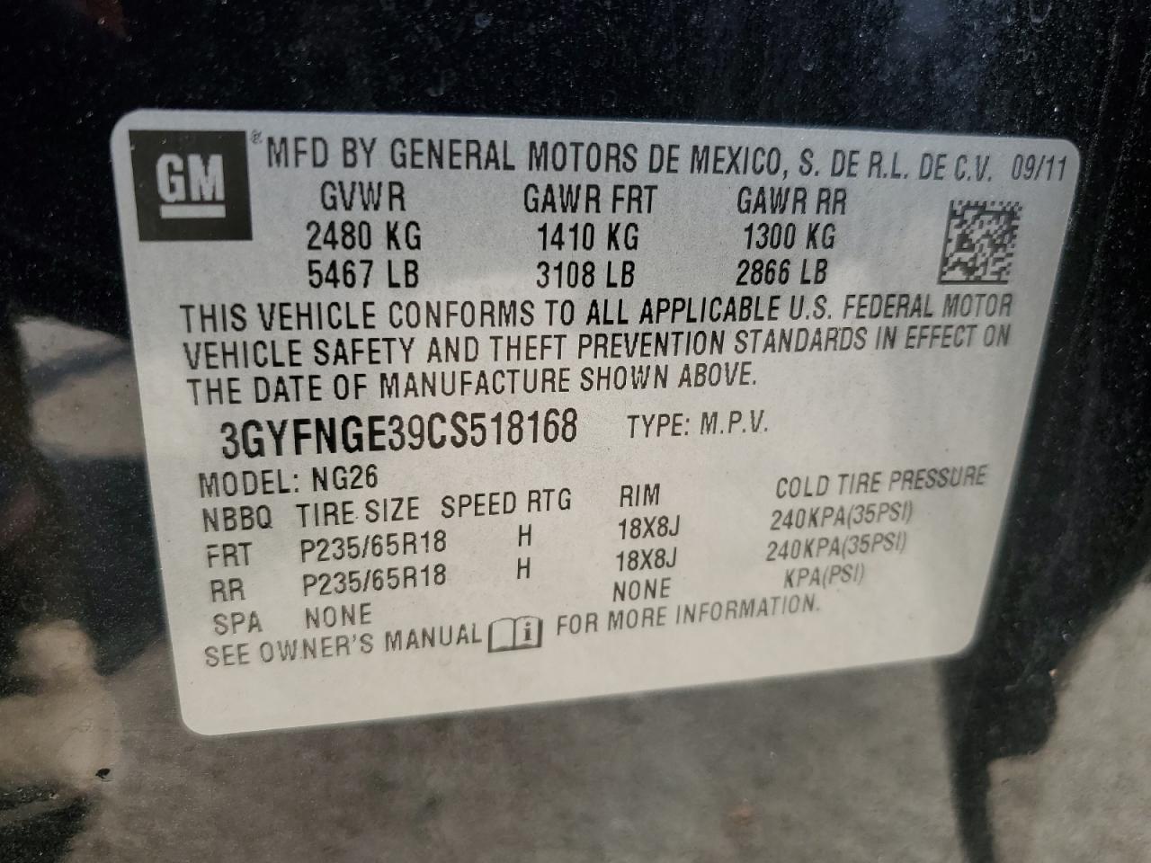 2012 Cadillac SRX - Image 12