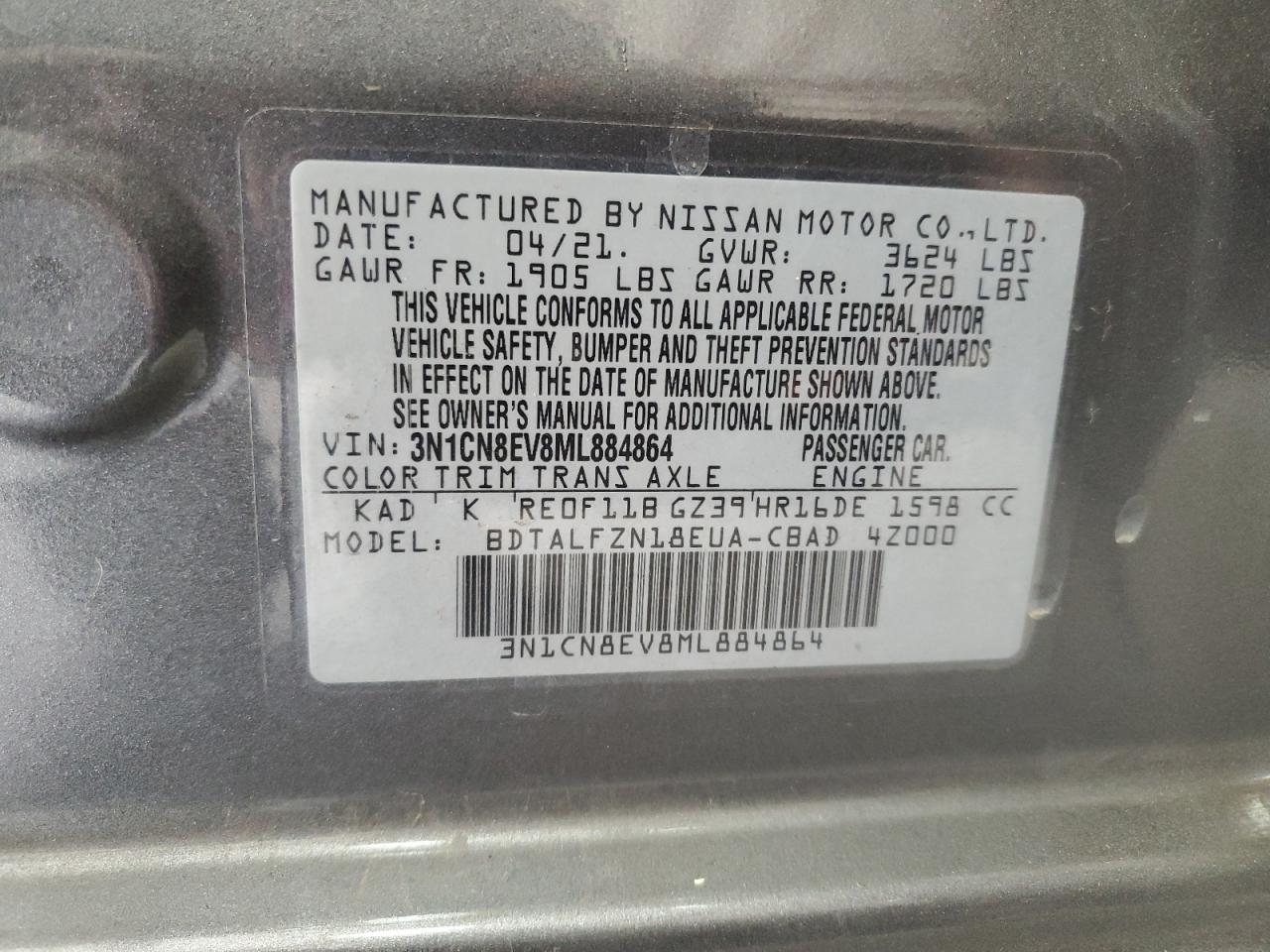 2021 Nissan Versa - Image 15