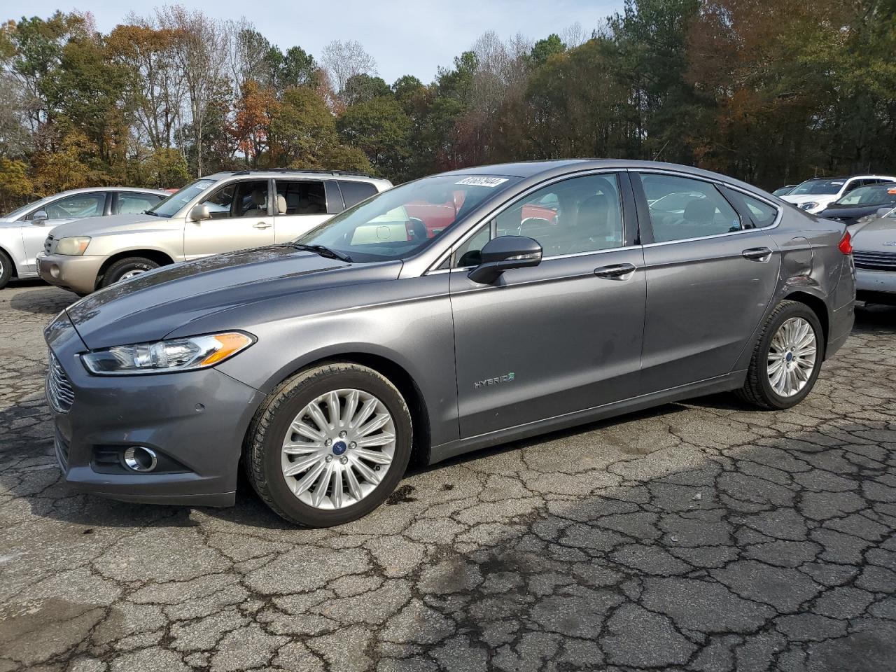 VIN 3FA6P0LU2DR375145 2013 FORD FUSION no.1