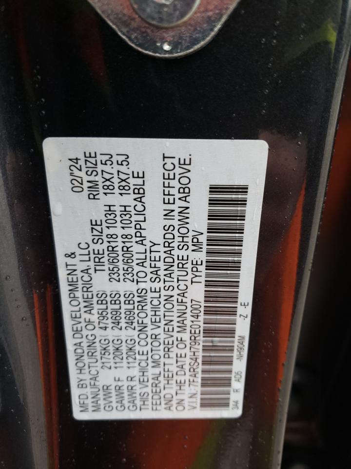 VIN 7FARS4H79RE014007 2024 HONDA CRV no.12