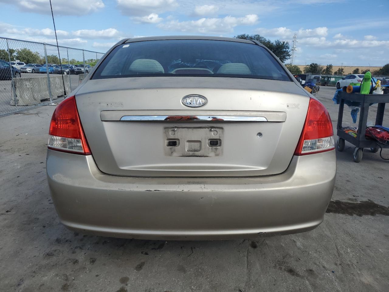 2007 Kia Spectra Ex VIN: KNAFE121875458354 Lot: 80836694