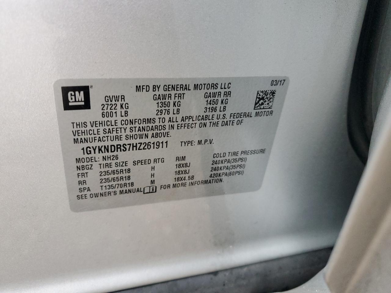 2017 Cadillac XT5 - Image 12