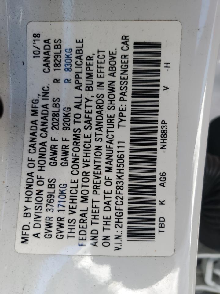 2019 Honda Civic - Image 12