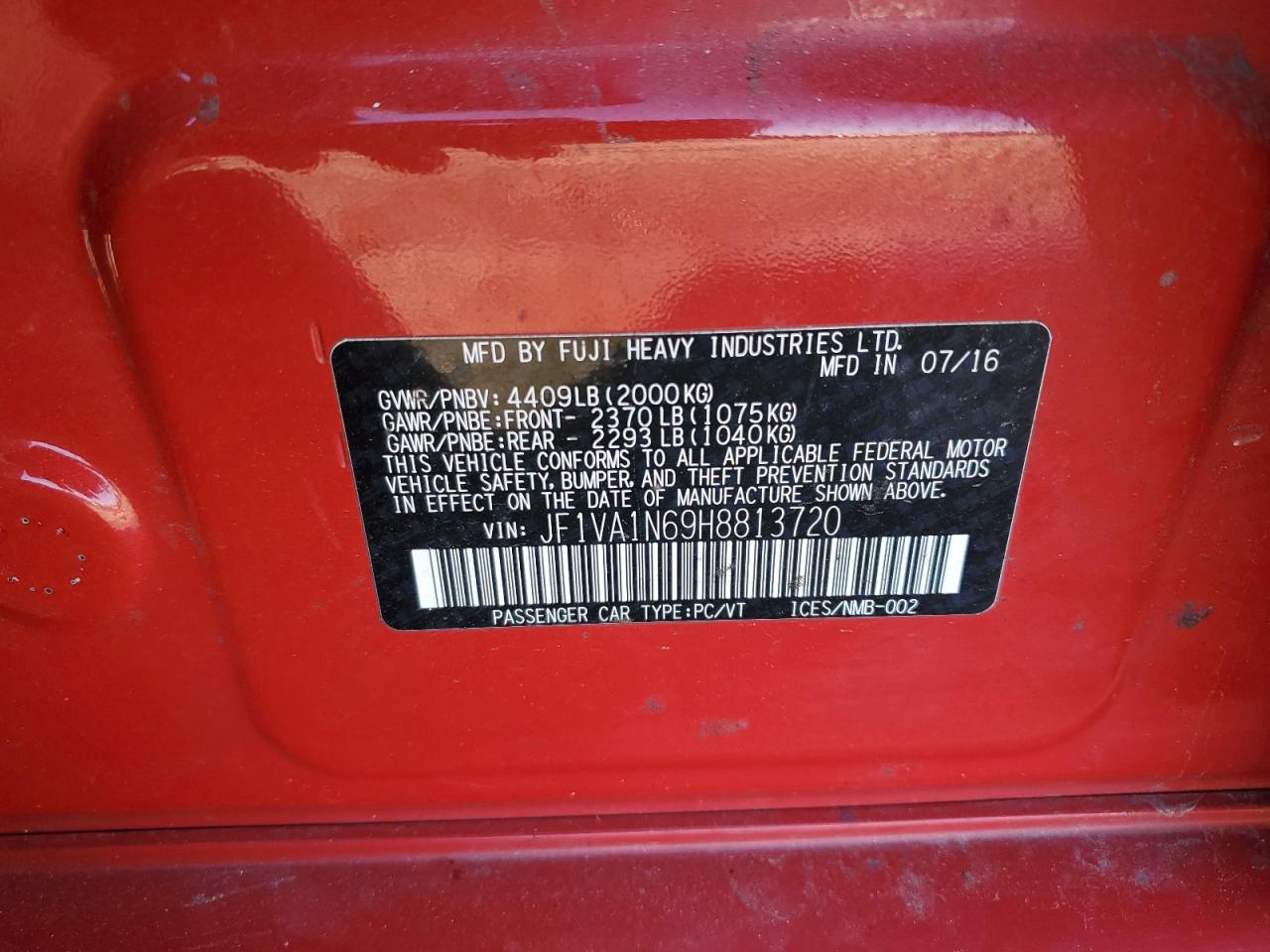 2017 Subaru WRX - Image 12