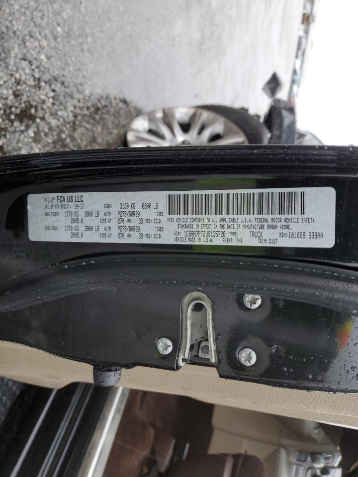 2018 Ram 1500 Longhorn VIN: 1C6RR7PT2JS135726 Lot: 93140575