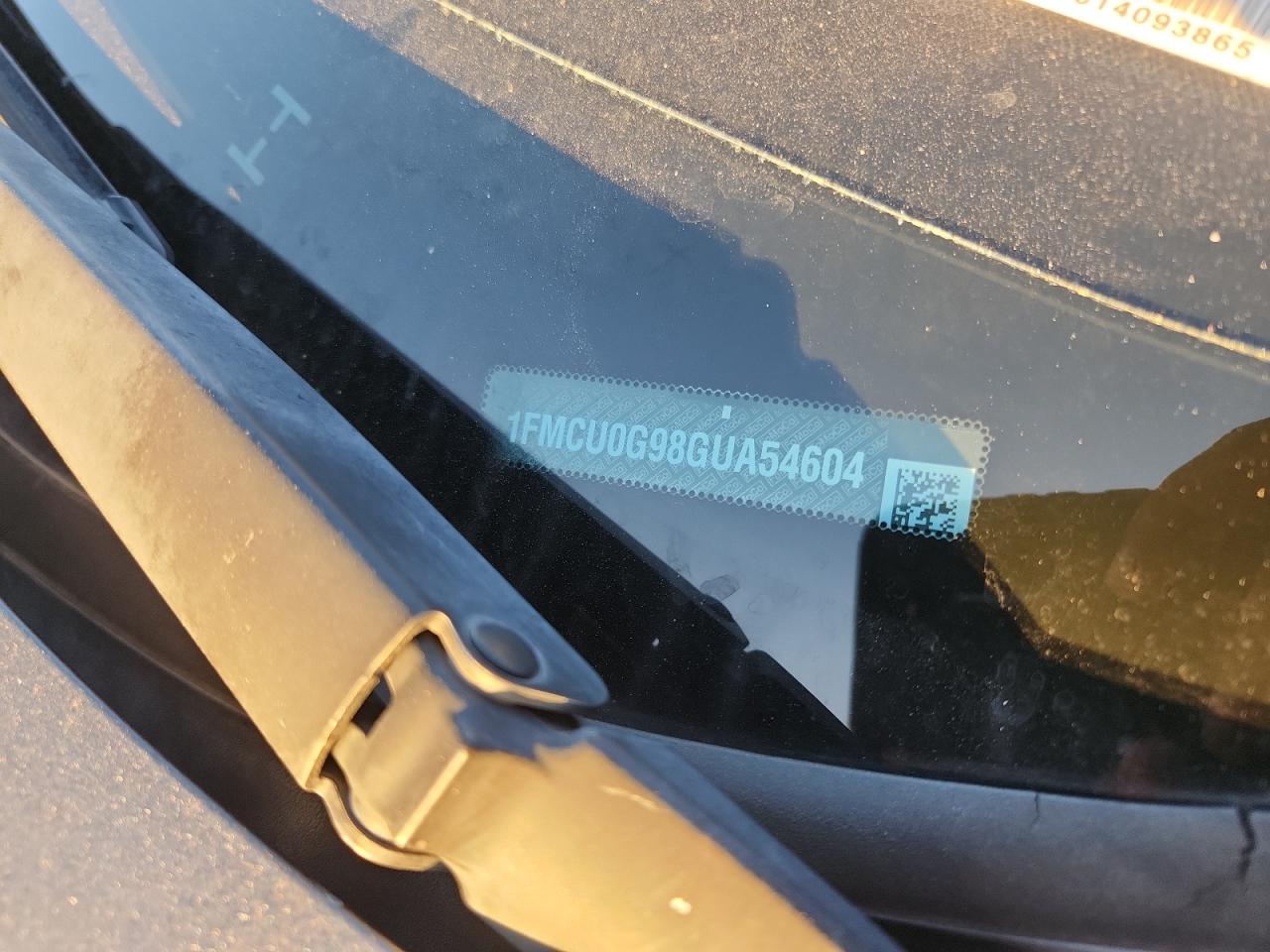 2016 Ford Escape Se VIN: 1FMCU0G98GUA54604 Lot: 90762375