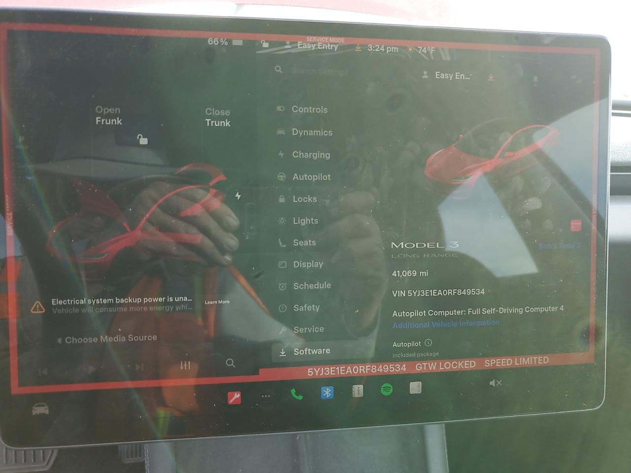 2024 Tesla Model 3 VIN: 5YJ3E1EA0RF849534 Lot: 92130865