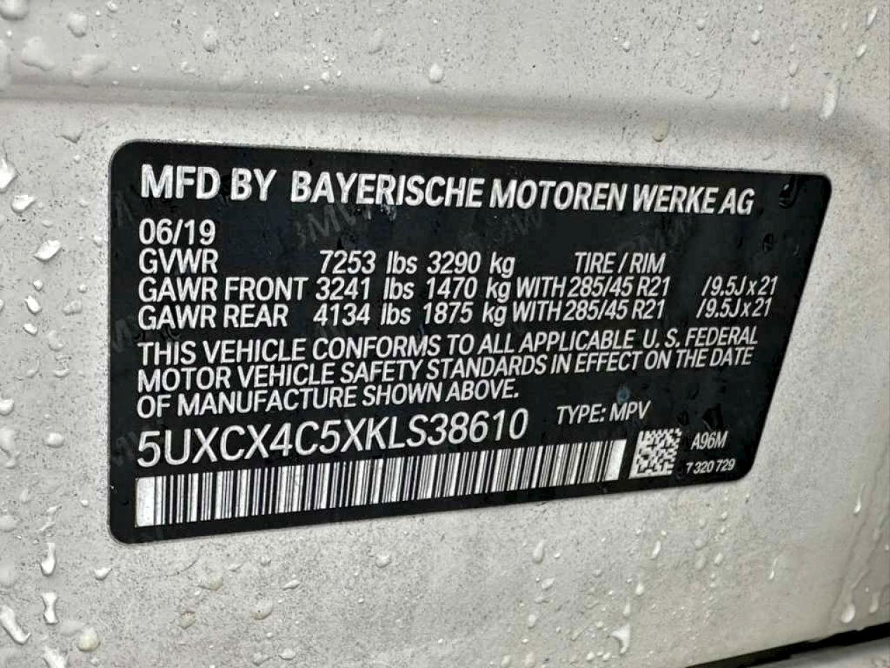 Фото: 5UXCX4C5XKLS38610