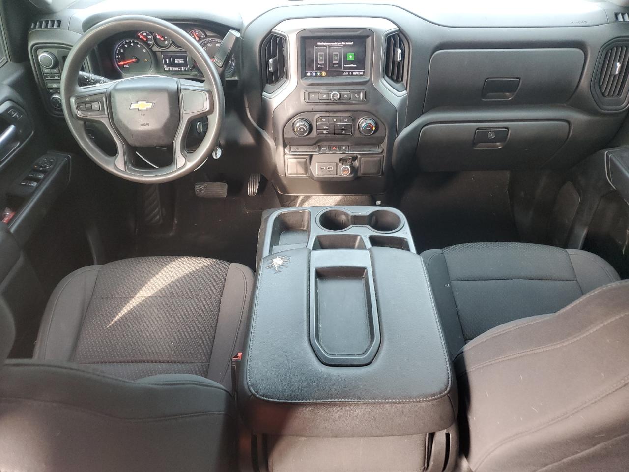 2021 Chevrolet Silverado K1500 Custom VIN: 1GCPYBEHXMZ173544 Lot: 91781585