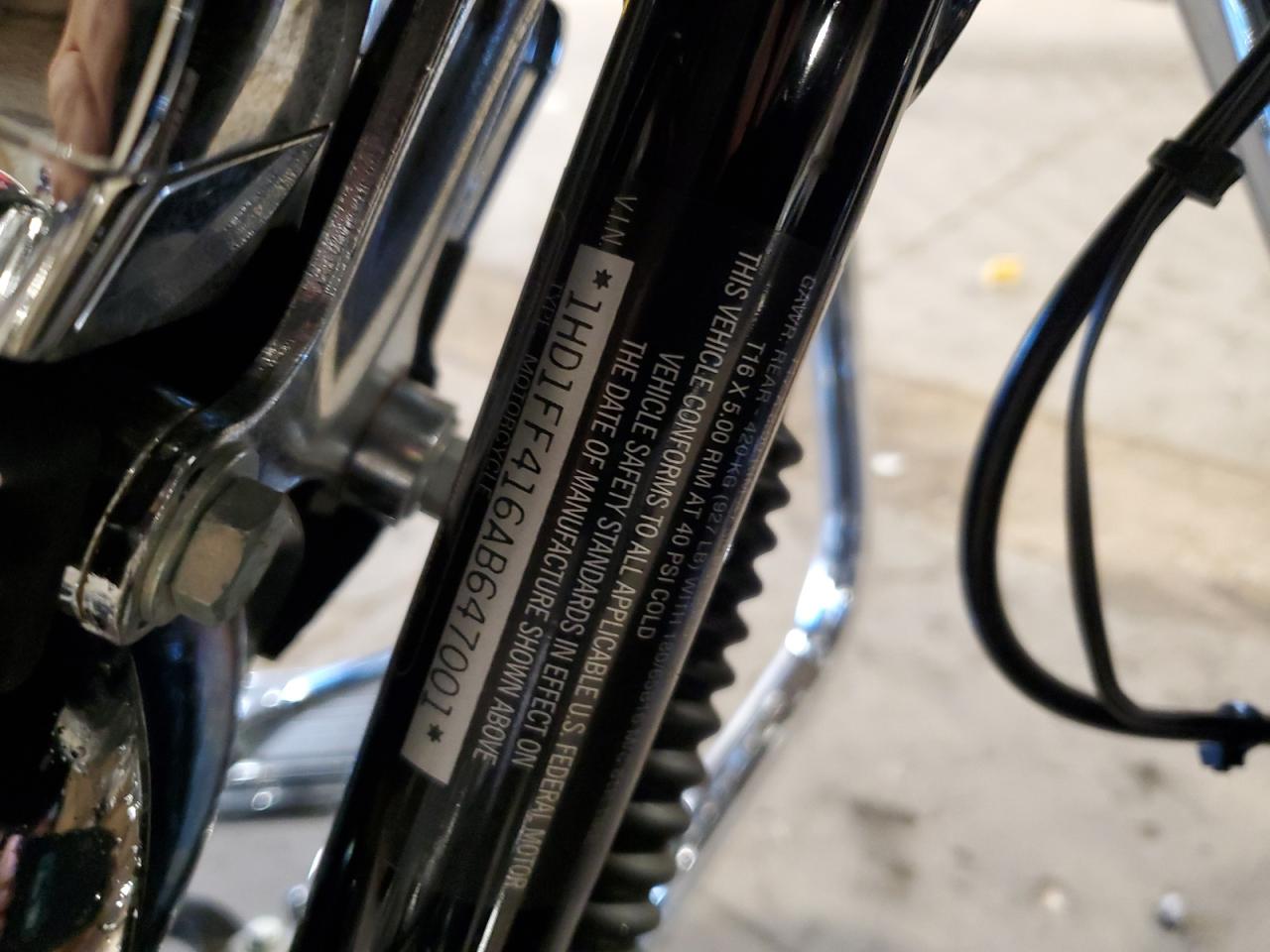 2010 Harley-Davidson Flhtc VIN: 1HD1FF416AB647001 Lot: 91770195