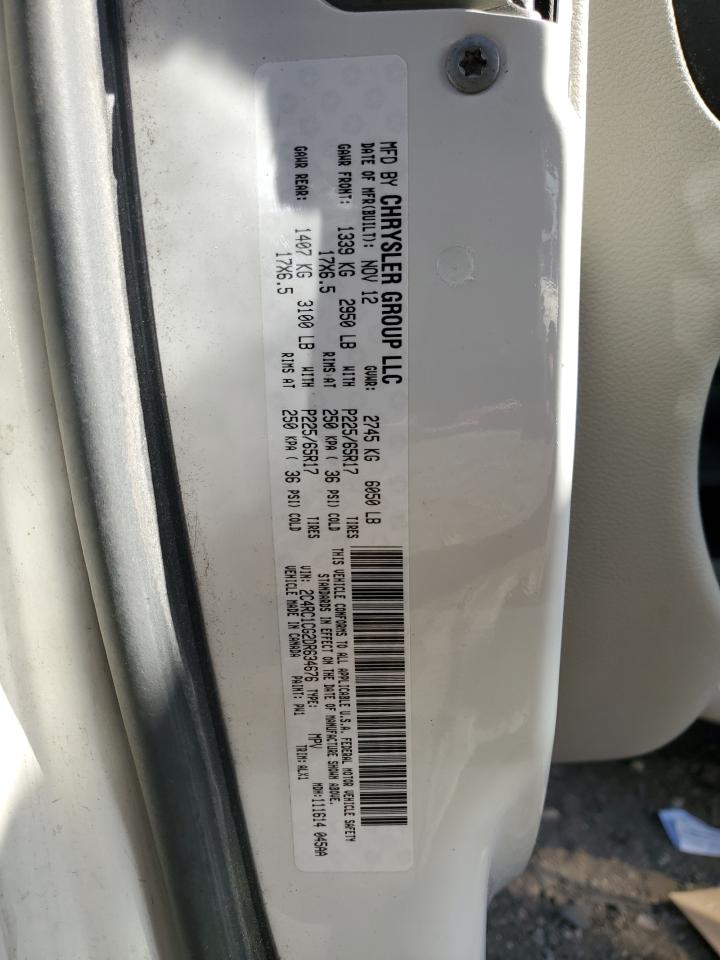 2013 Chrysler Town & Country Touring L VIN: 2C4RC1CG2DR634676 Lot: 90658765