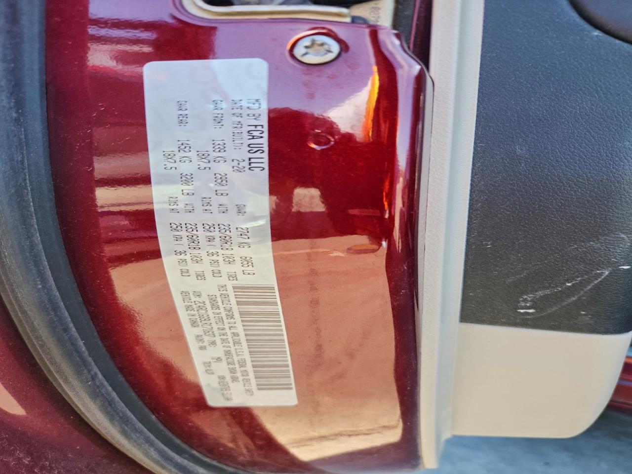 2021 Chrysler Pacifica Touring VIN: 2C4RC1FG9MR556537 Lot: 93988515