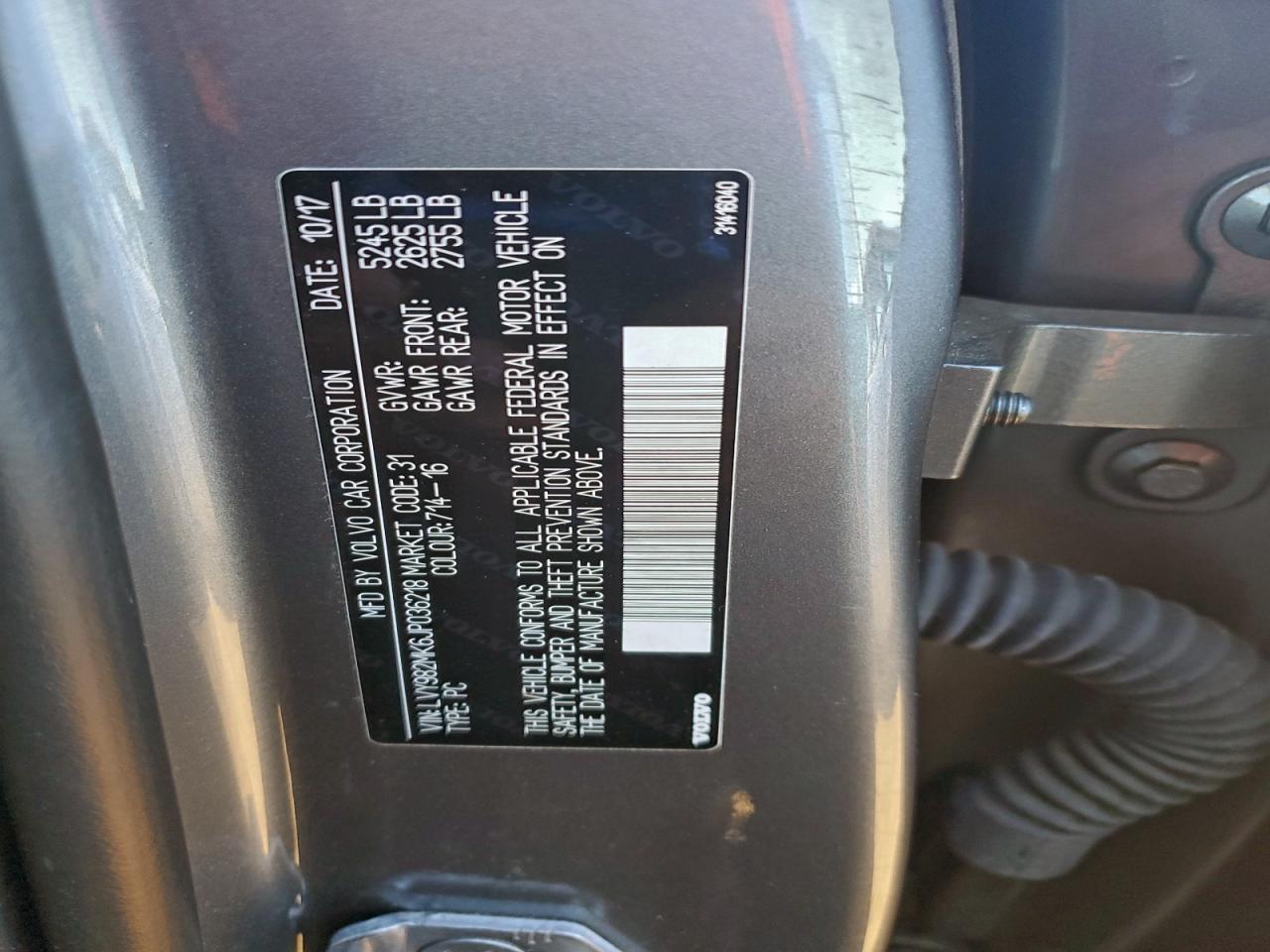 2018 Volvo S90 T5 Momentum VIN: LVY982MK6JP036218 Lot: 93312955