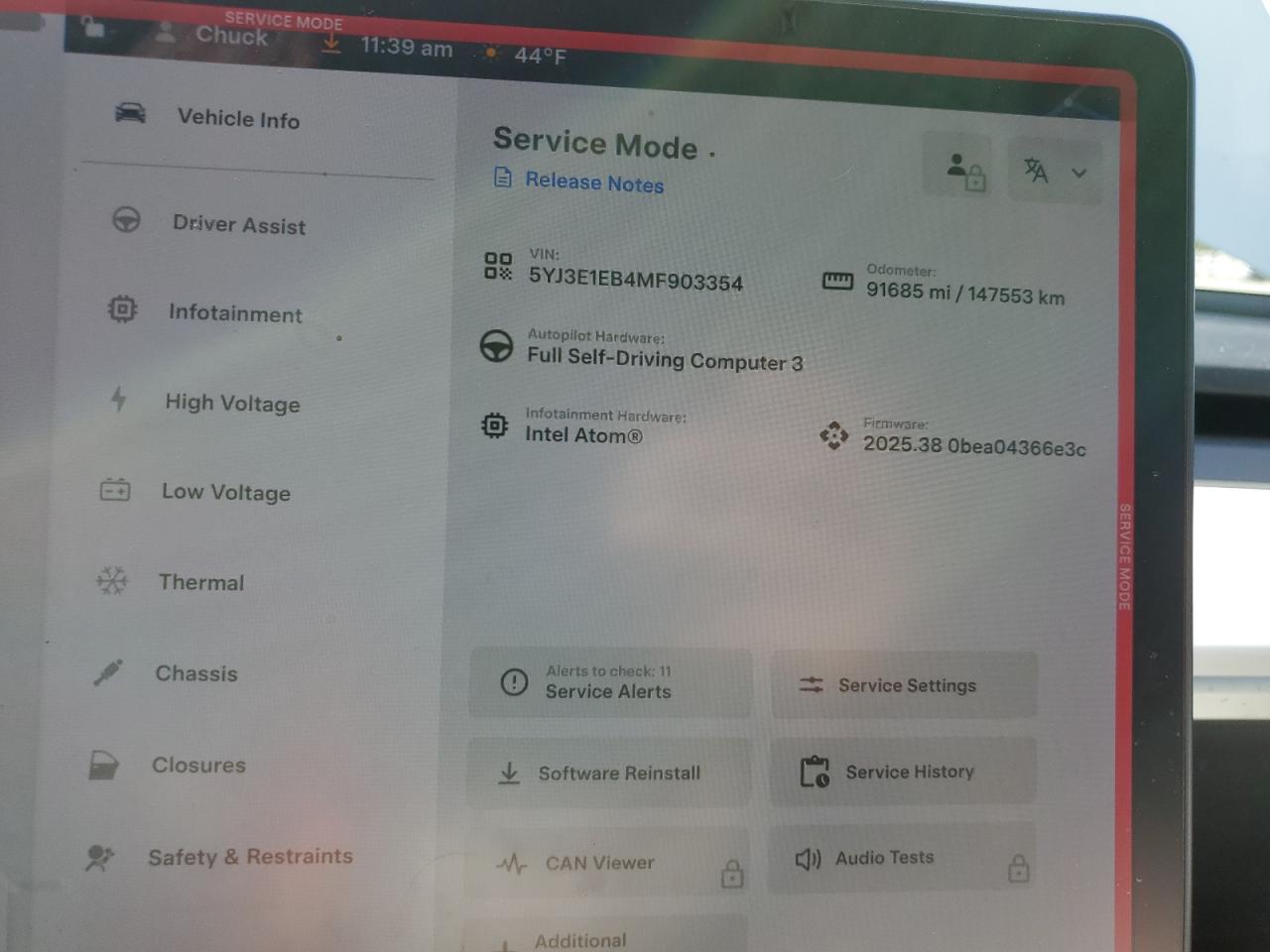 2021 Tesla Model 3 VIN: 5YJ3E1EB4MF903354 Lot: 91671885