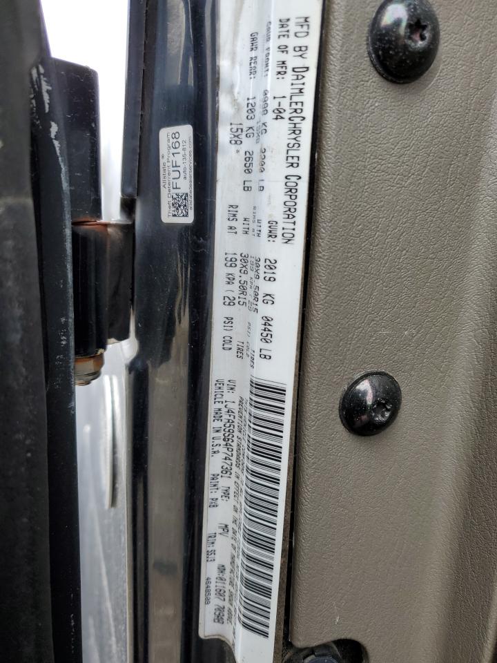 2004 Jeep Wrangler / Tj Sahara VIN: 1J4FA59S64P747361 Lot: 91899585