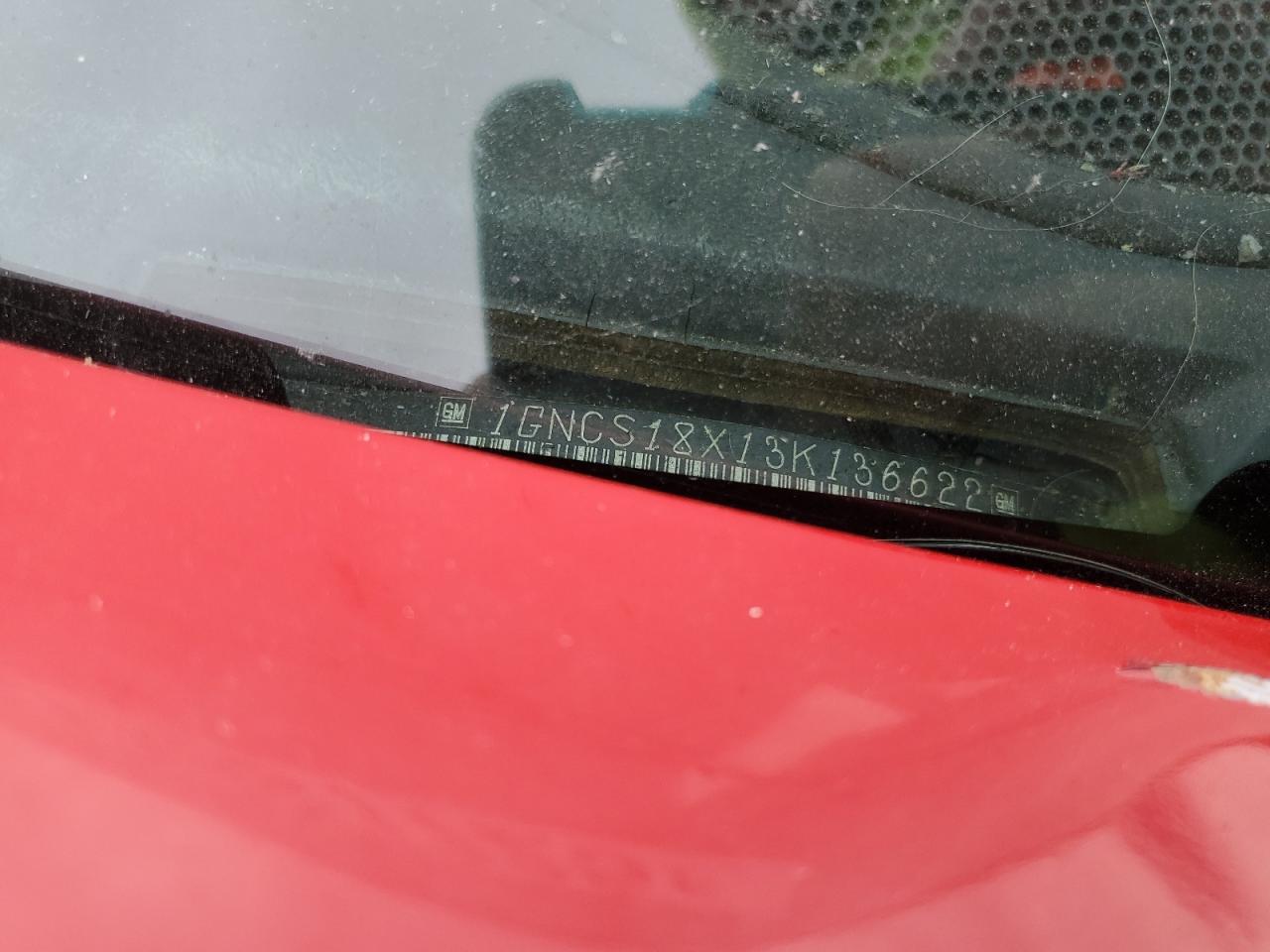 2003 Chevrolet Blazer VIN: 1GNCS18X13K136622 Lot: 91691725