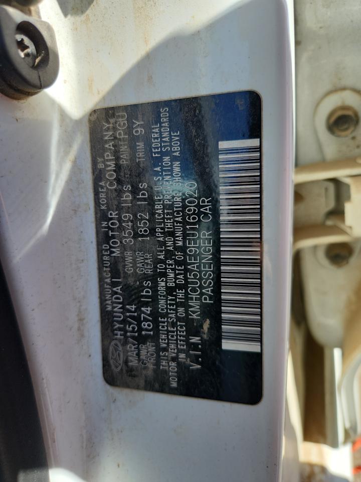 2014 Hyundai Accent Gls VIN: KMHCU5AE9EU169020 Lot: 91430115