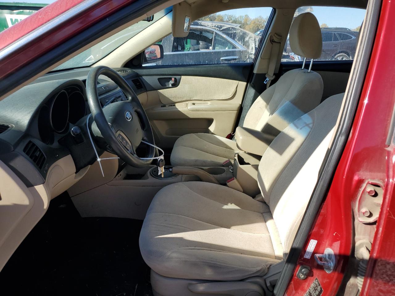 2009 Kia Optima Lx VIN: KNAGE228795299904 Lot: 91138635