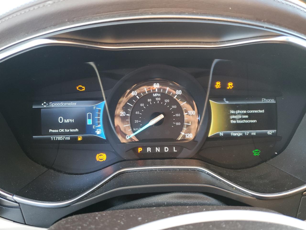 2017 Ford Fusion Titanium Phev VIN: 3FA6P0SU8HR277034 Lot: 90500655