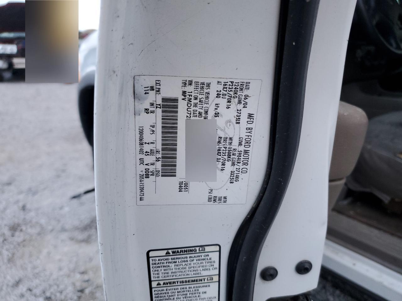 2004 Ford Explorer Xls VIN: 1FMDU72K94UC23239 Lot: 92909375