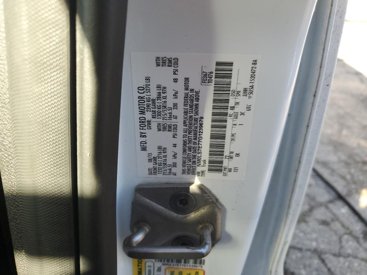 2016 Ford Transit Connect Xl VIN: NM0LS7E77G1349699 Lot: 92815385