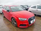 2016 AUDI A3 1.6 TDI S LINE 3DR for sale at Copart PETERLEE