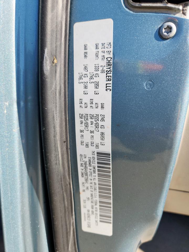 2008 Chrysler Town & Country Limited VIN: 2A8HR64X98R728641 Lot: 91303925