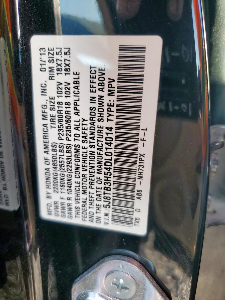 2013 Acura Rdx Technology VIN: 5J8TB3H54DL014014 Lot: 92679265