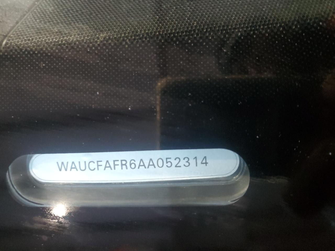 2010 Audi A5 Premium VIN: WAUCFAFR6AA052314 Lot: 93339625