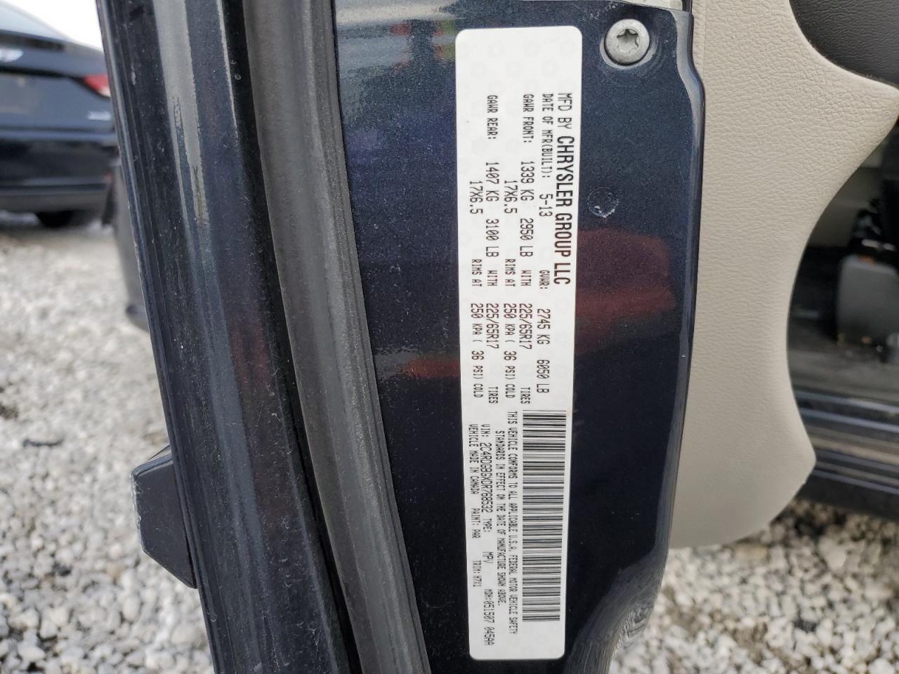 2013 Dodge Grand Caravan Se VIN: 2C4RDGBGXDR768532 Lot: 91887845