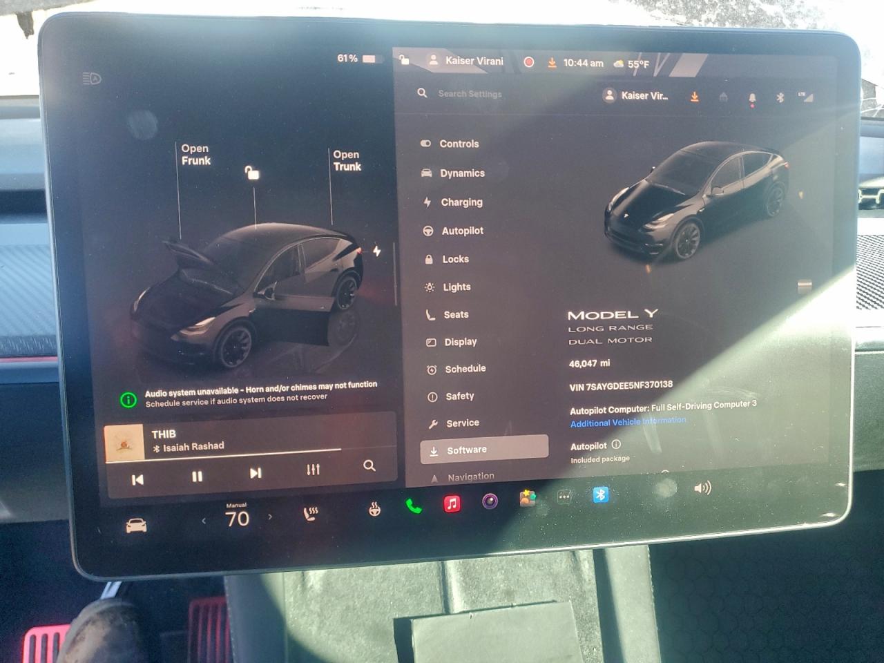 2022 Tesla Model Y VIN: 7SAYGDEE5NF370138 Lot: 93924335