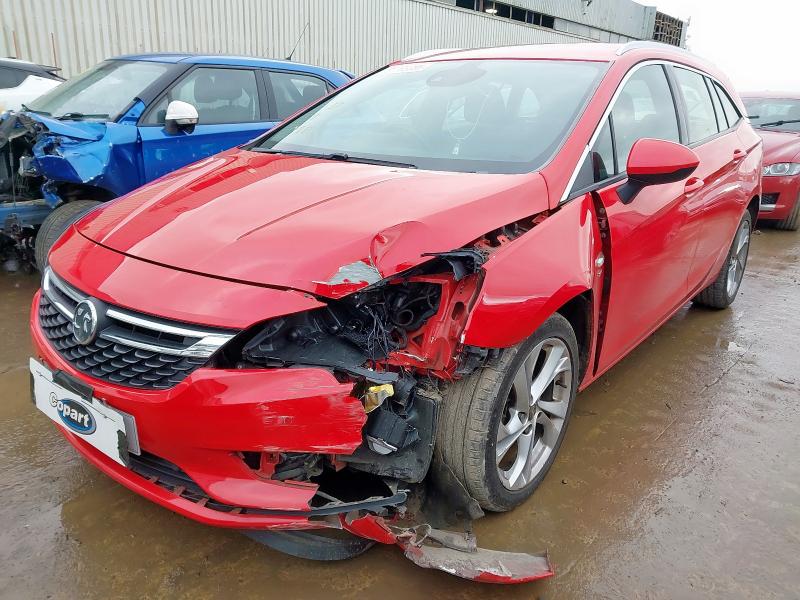 2018 VAUXHALL ASTRA 1.6 CDTI 16V 136 SRI 5DR for sale at Copart PETERLEE