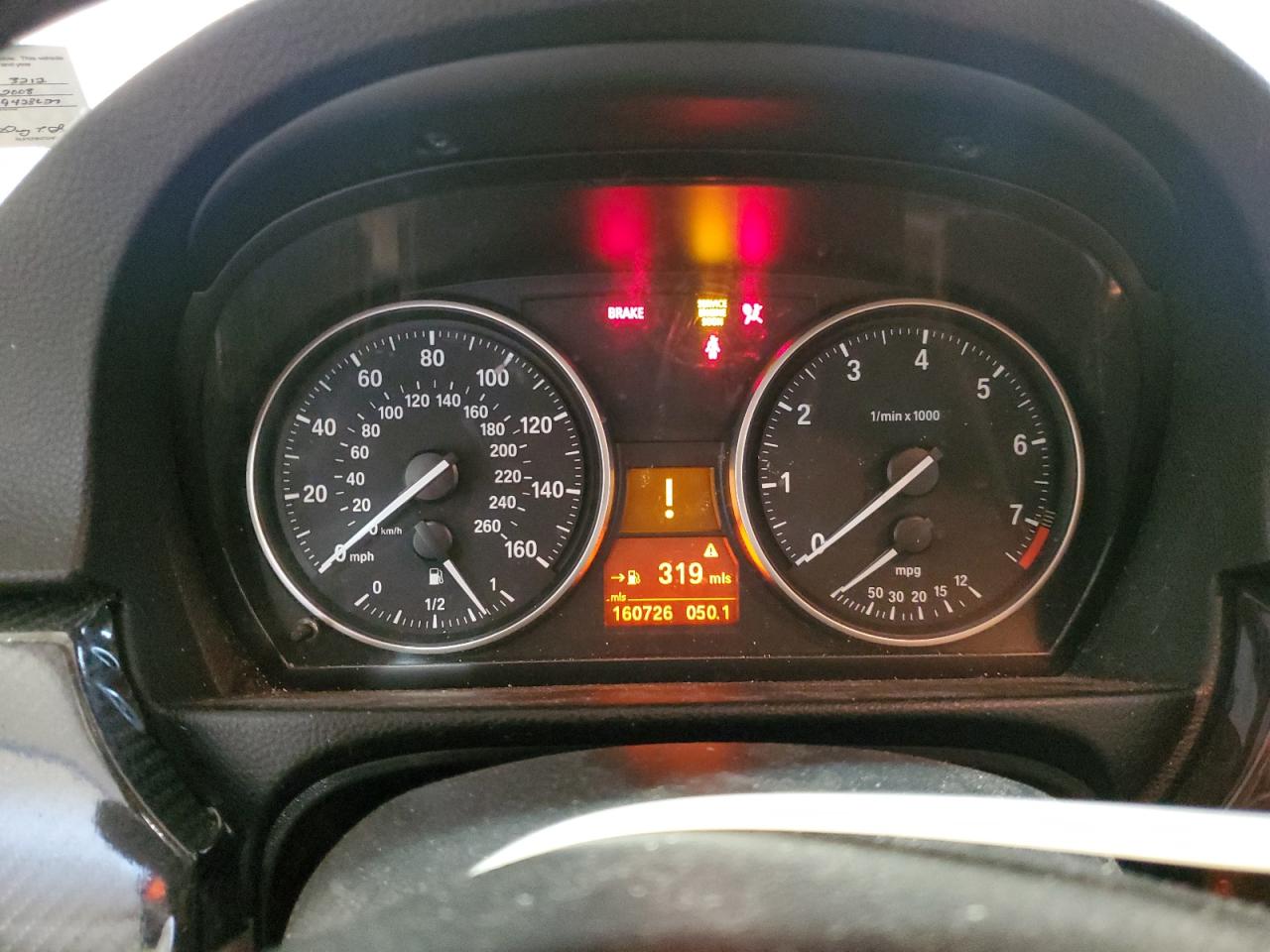 2008 BMW 328 Xi VIN: WBAVC93548KZ73212 Lot: 93473165