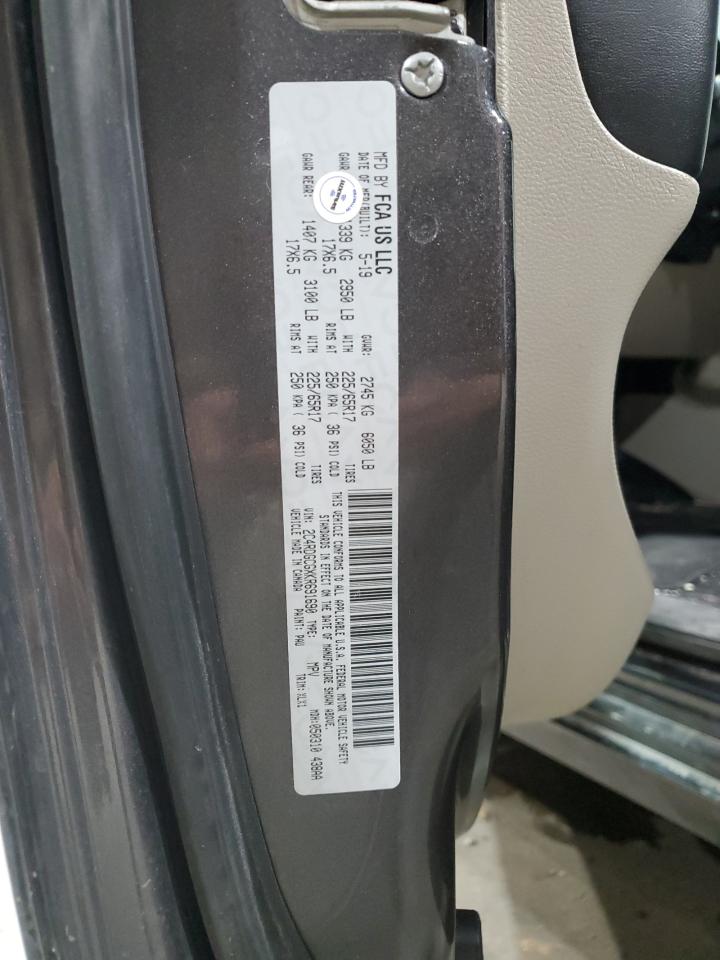 2019 Dodge Grand Caravan Sxt VIN: 2C4RDGCGXKR691690 Lot: 93752285