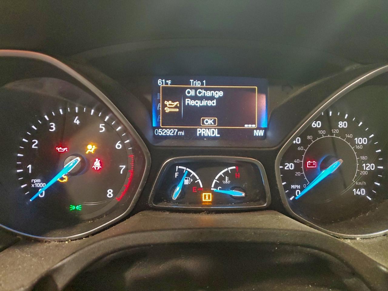 2017 Ford Focus Se VIN: 1FADP3F27HL315367 Lot: 93522605