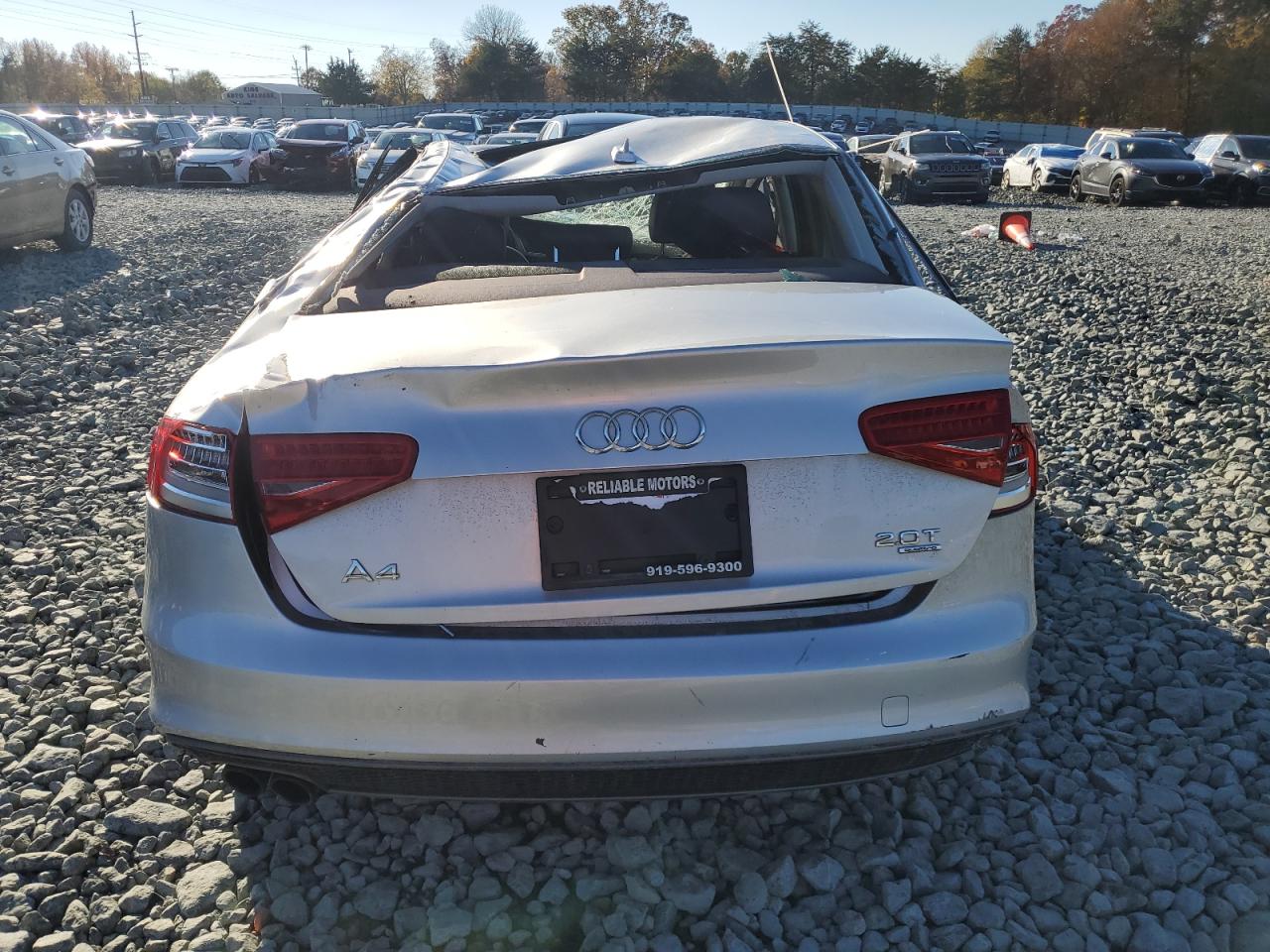2014 Audi A4 Premium VIN: WAUDFAFL7EN040767 Lot: 91188715
