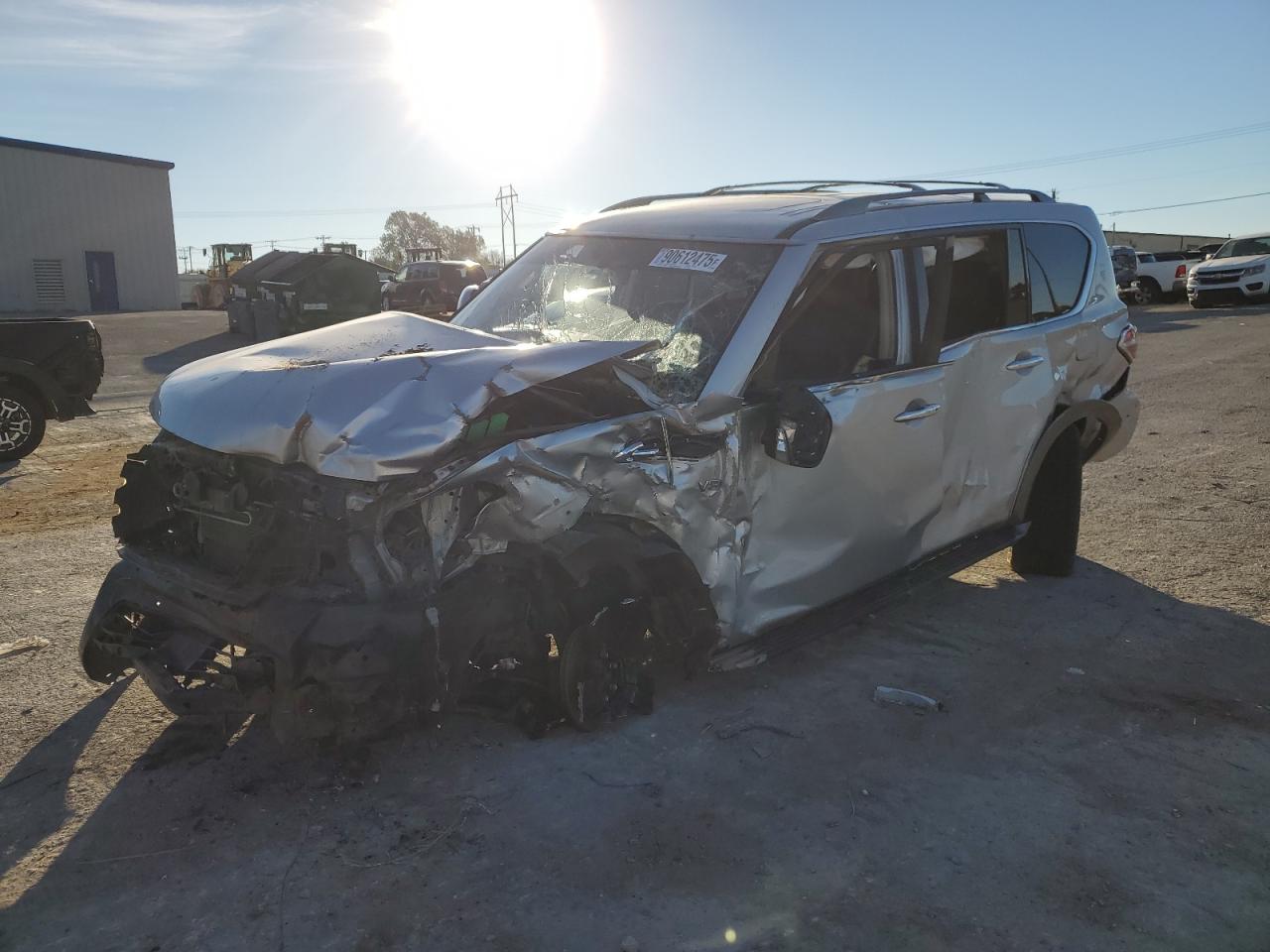 2019 Nissan Armada Sv VIN: JN8AY2NCXK9587676 Lot: 90612475