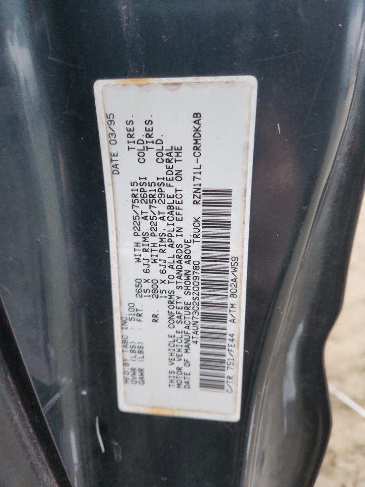 1995 Toyota Tacoma Xtracab VIN: 4TAUN73C2SZ009780 Lot: 93625215