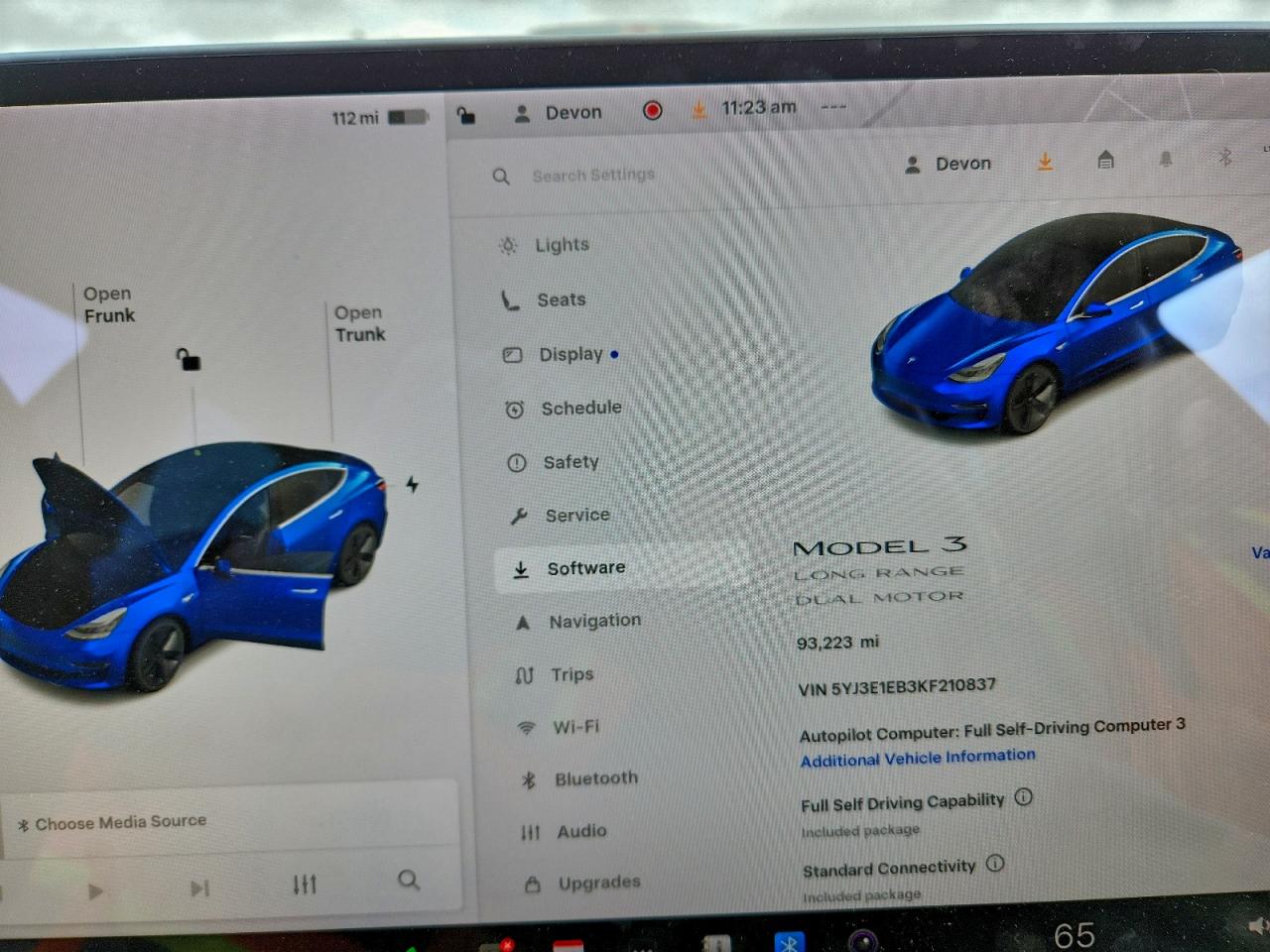 2019 Tesla Model 3 VIN: 5YJ3E1EB3KF210837 Lot: 93868395