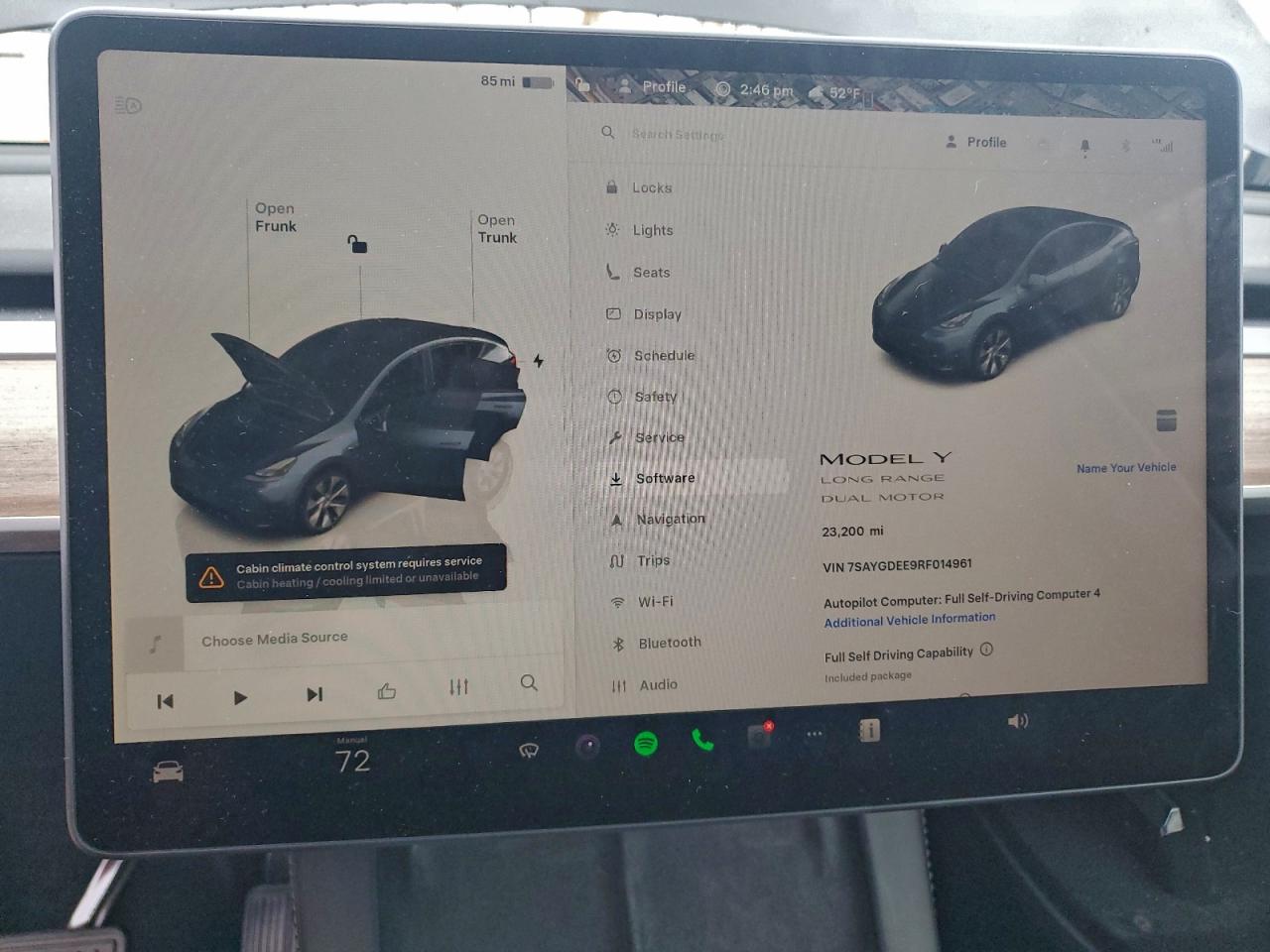 2024 Tesla Model Y VIN: 7SAYGDEE9RF014961 Lot: 93513425