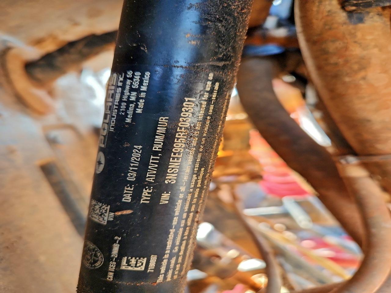 2024 Polaris Rzr Xp 1000 Sport VIN: 3NSNEE995RF039301 Lot: 94167175